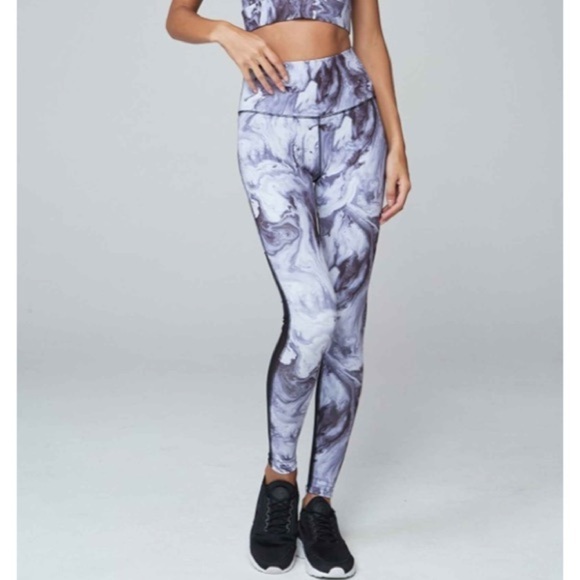 Varley Kingman Royal Marble Mesh High Rise Legging NWT - Picture 10 of 12